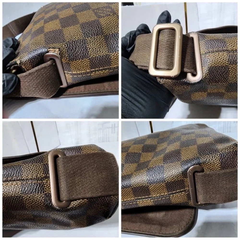 Louis Vuitton shoulder Damier Ebene bag PM Brooklyn Brown - Picture 7 of 17